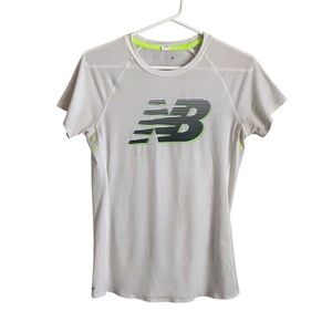 New Balance Women’s Running T-Shirt Tee Short Sleeve Logo Athletic Workout Small